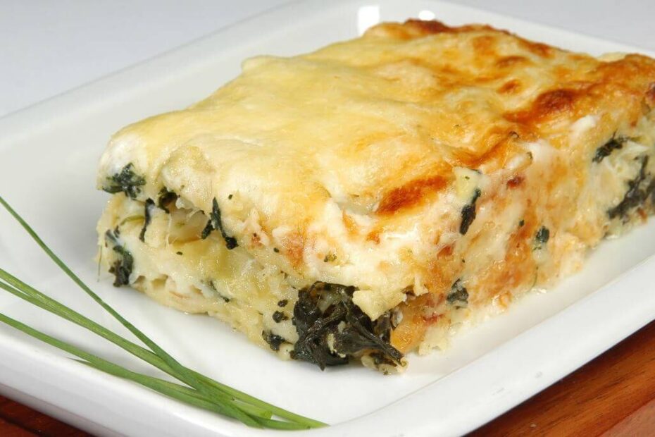 Lasaña de Bacalao con Espinacas: Receta Cremosa y Llena de Sabor