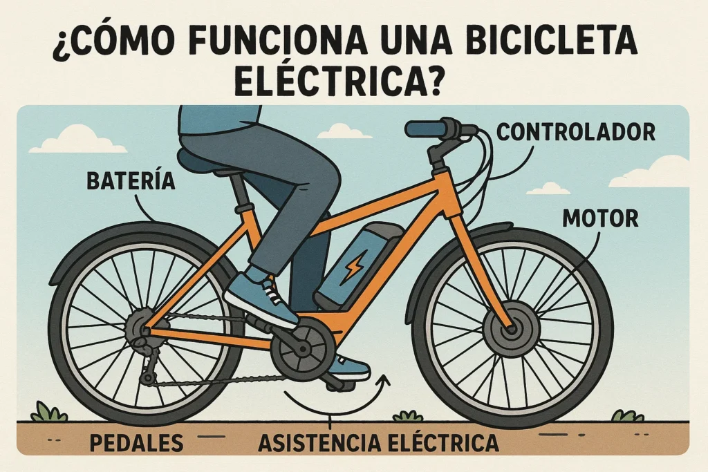 ¿Cómo Funciona una Bicicleta Eléctrica? Guía Completa para Entender las E-Bikes em Noticias Cómo Funciona una Bicicleta Eléctrica
