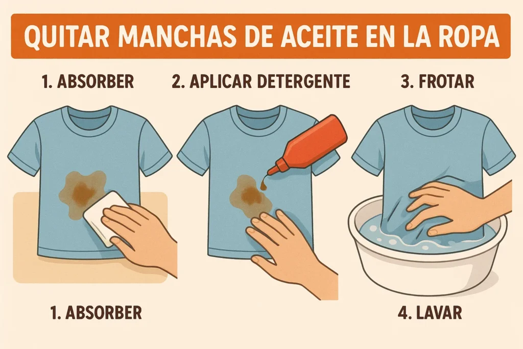Quitar Manchas de Aceite