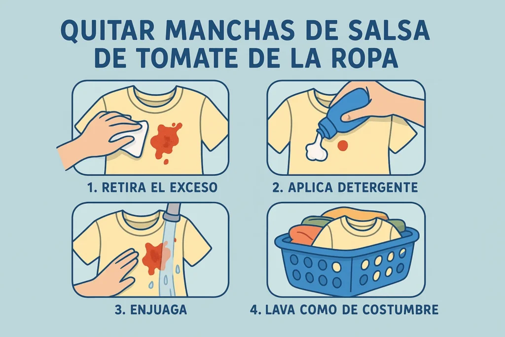 Manchas de Salsa de Tomate de la Ropa