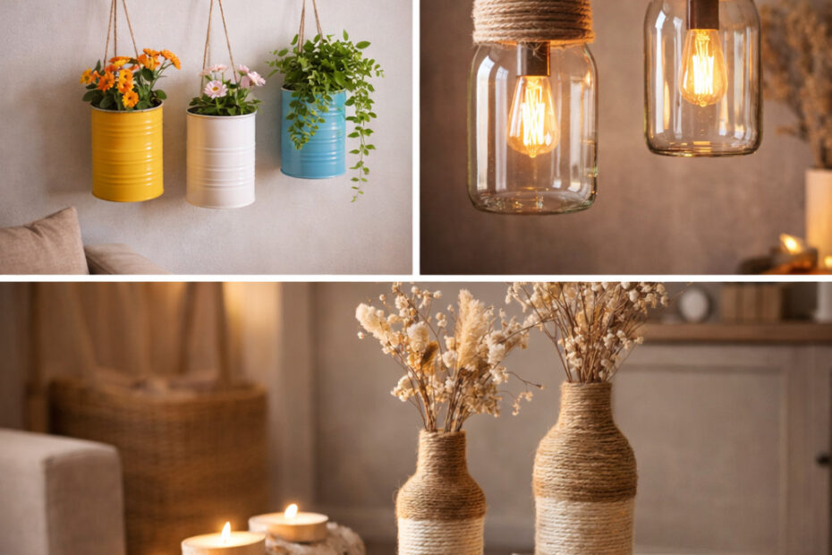 Ideas creativas de decoración reciclada: Transforma tu hogar con estilo