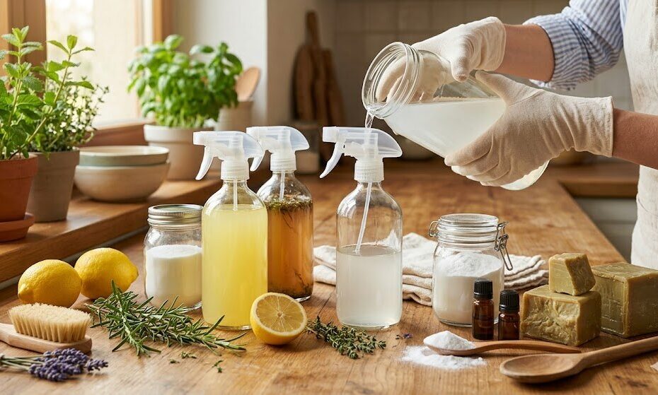Limpieza Ecológica: Prepárate Productos Caseros para un Hogar Natural